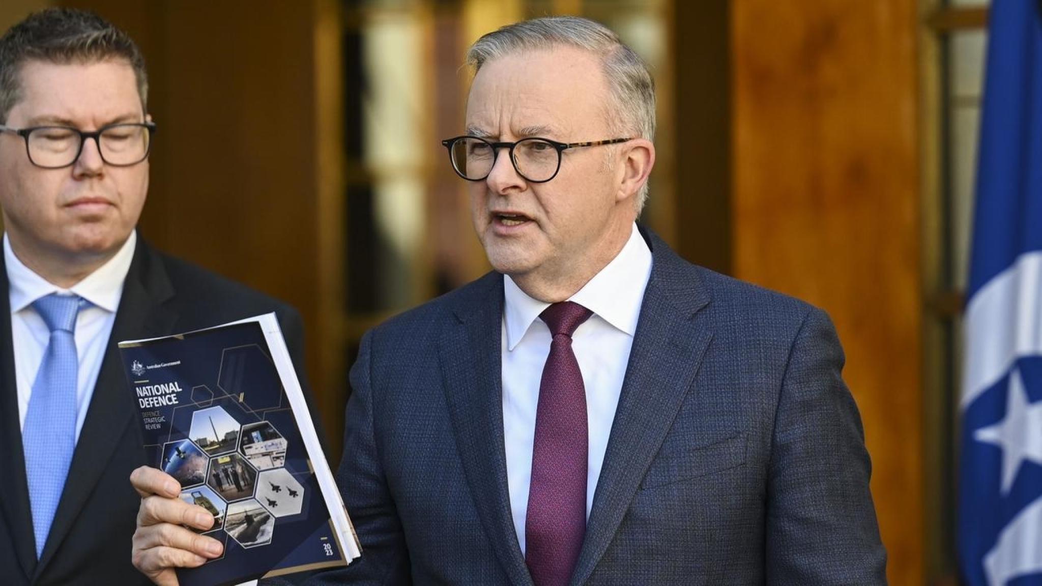 Prime Minister Anthony Albanese announcing the Defence Strategic Review