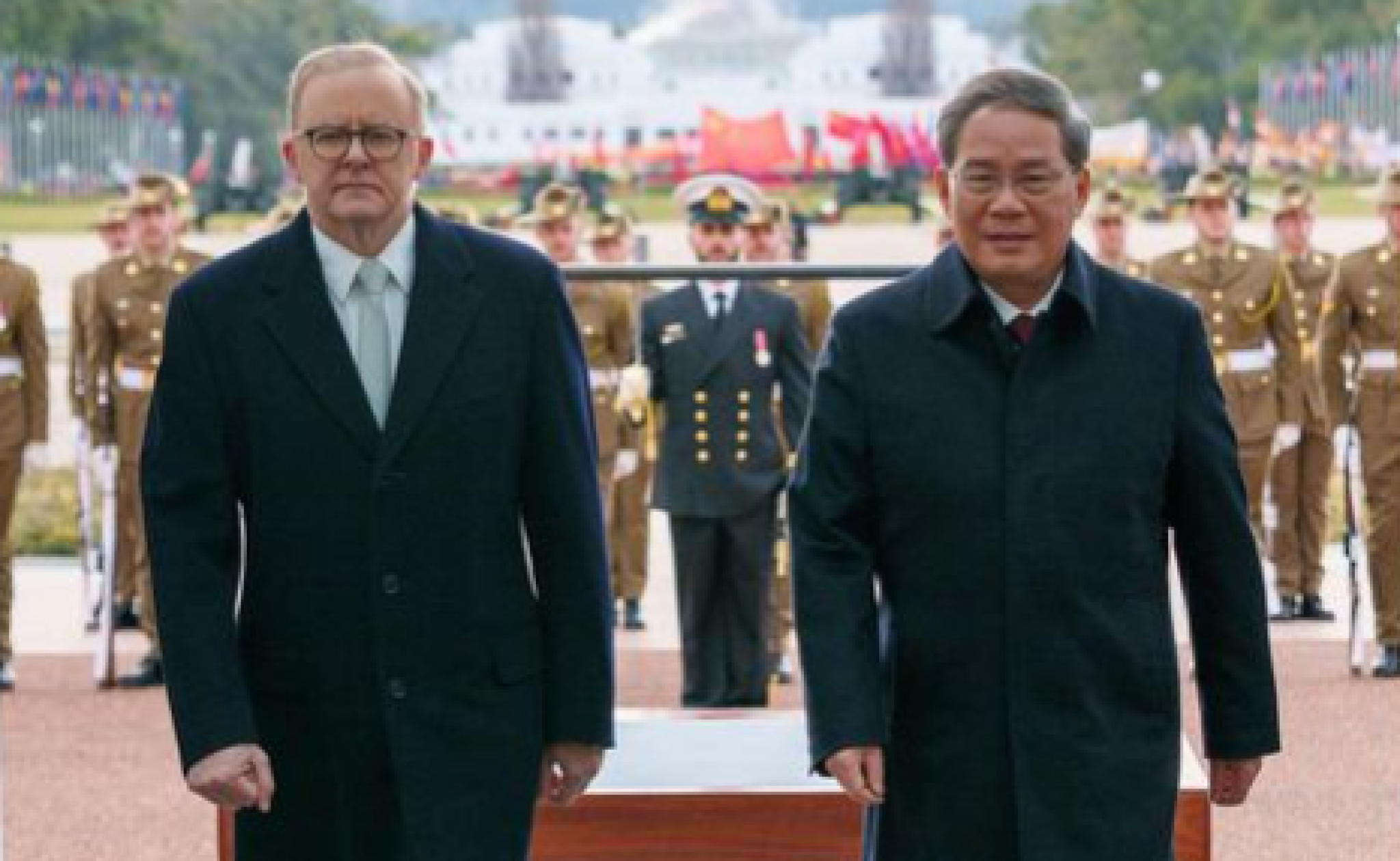 PM Albanese with Chinese Premier Li Qiang