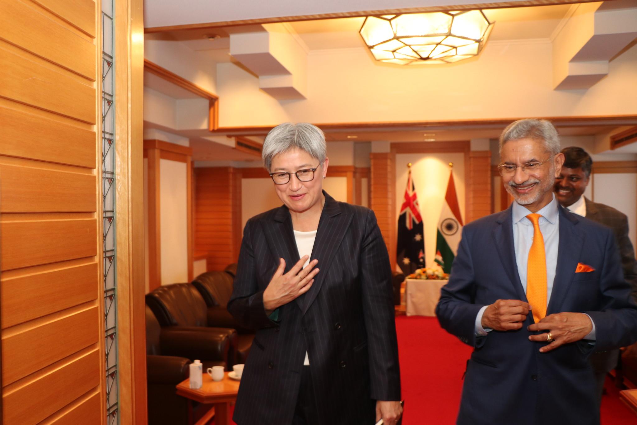 Penny Wong and S Jaishankar