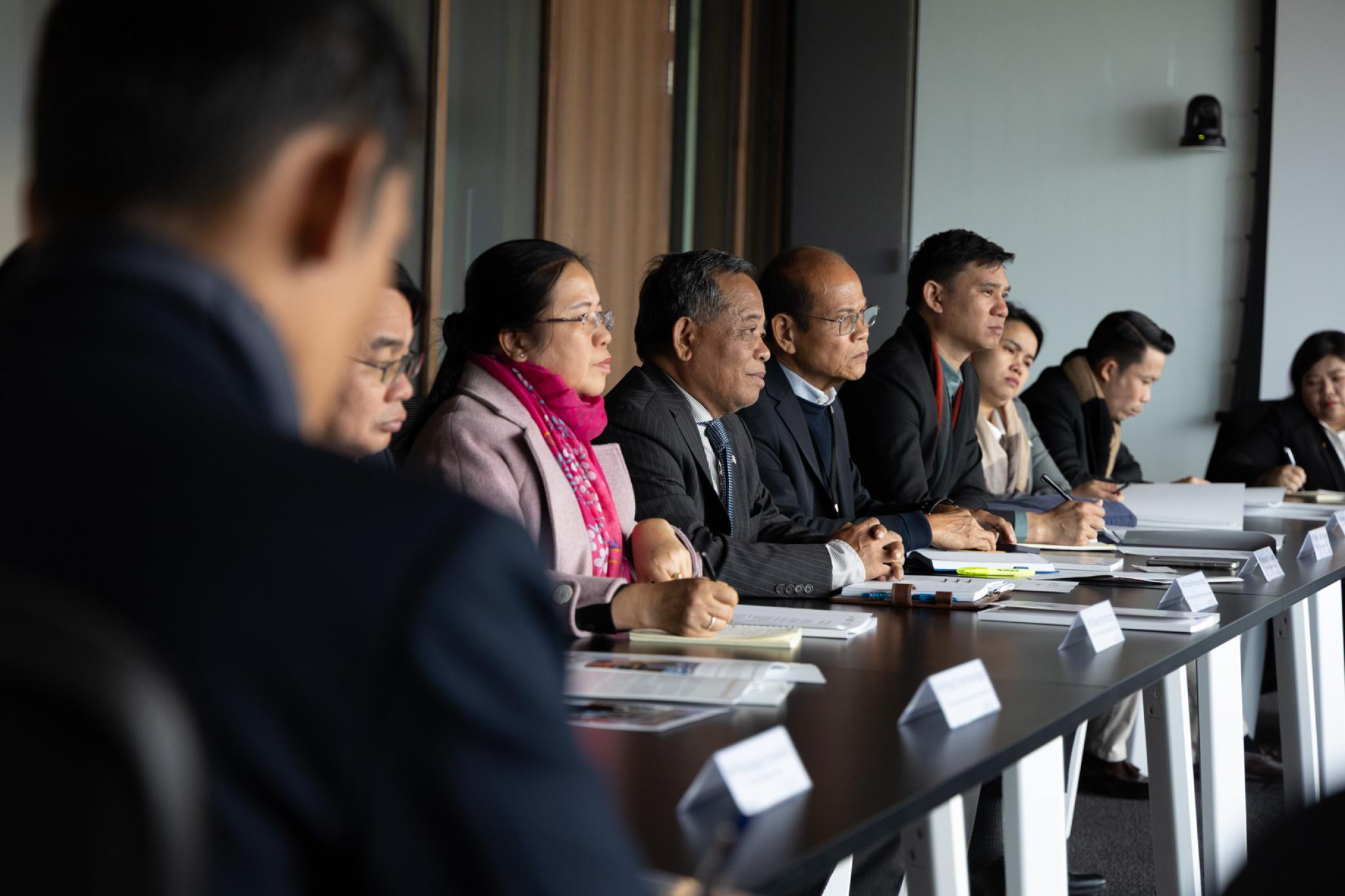Laotian delegation at NSC Laotian delegation at NSC