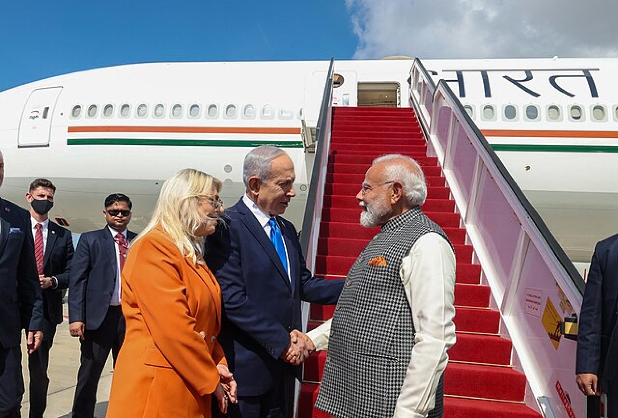 PM arrives at Ben Gurion International Airport, in Israel on February 25, 2026