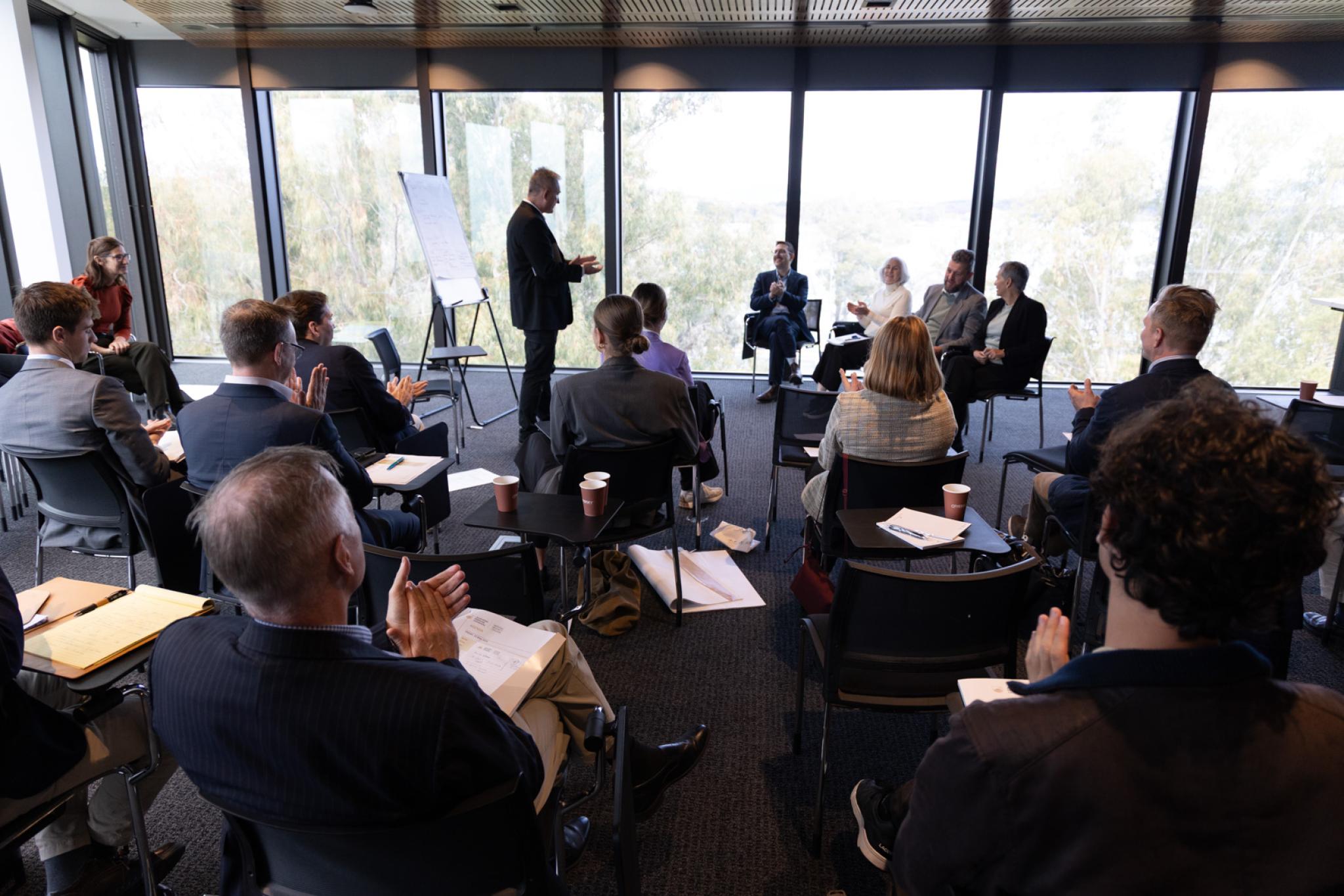 Attendees at the NSC-Sweden panel discussion