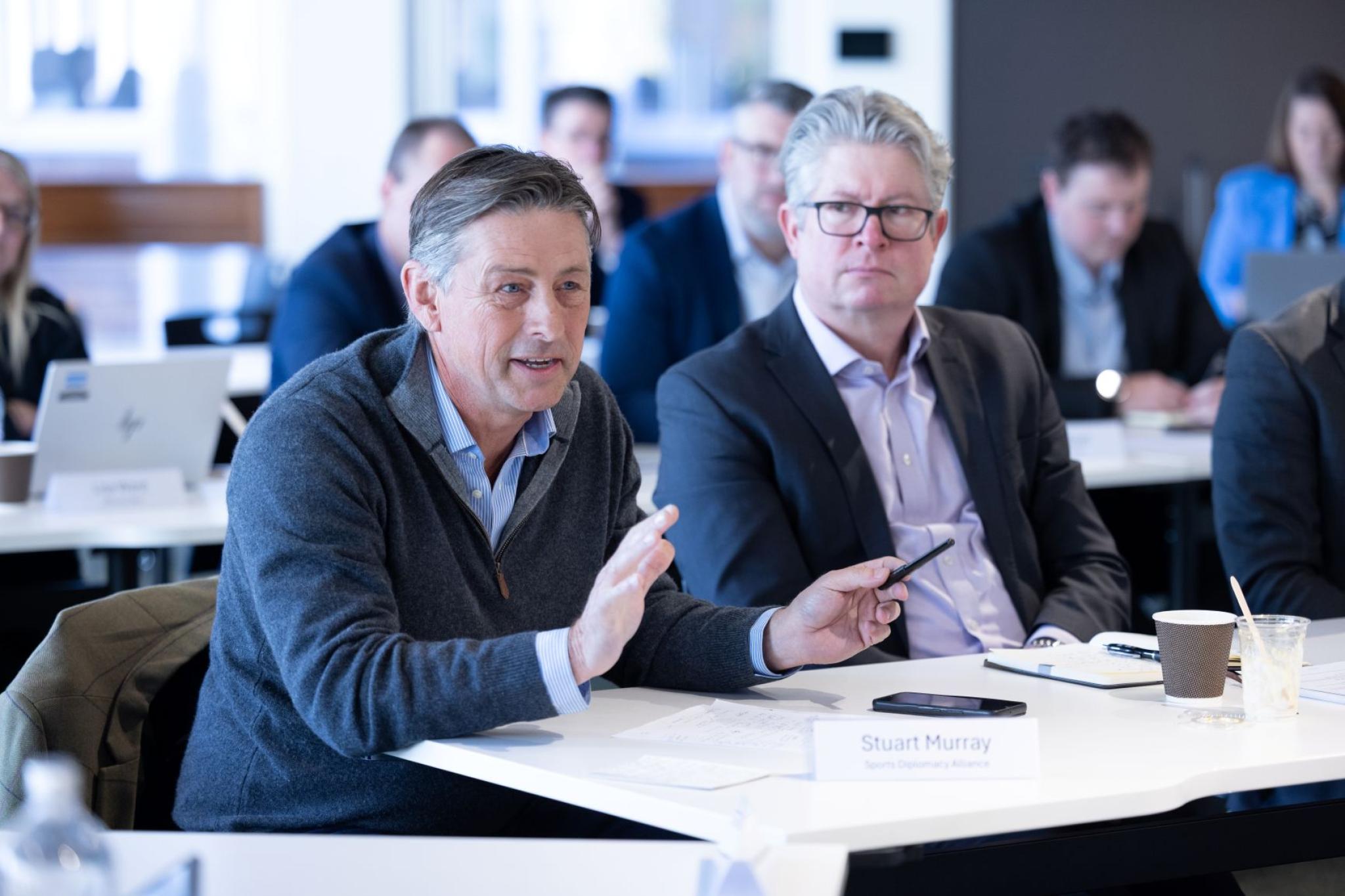 Associate Professor Stuart Murray, Expert Associate, ANU National Security College and Andrew Ramsay, Deputy Head of College, ANU National Security College