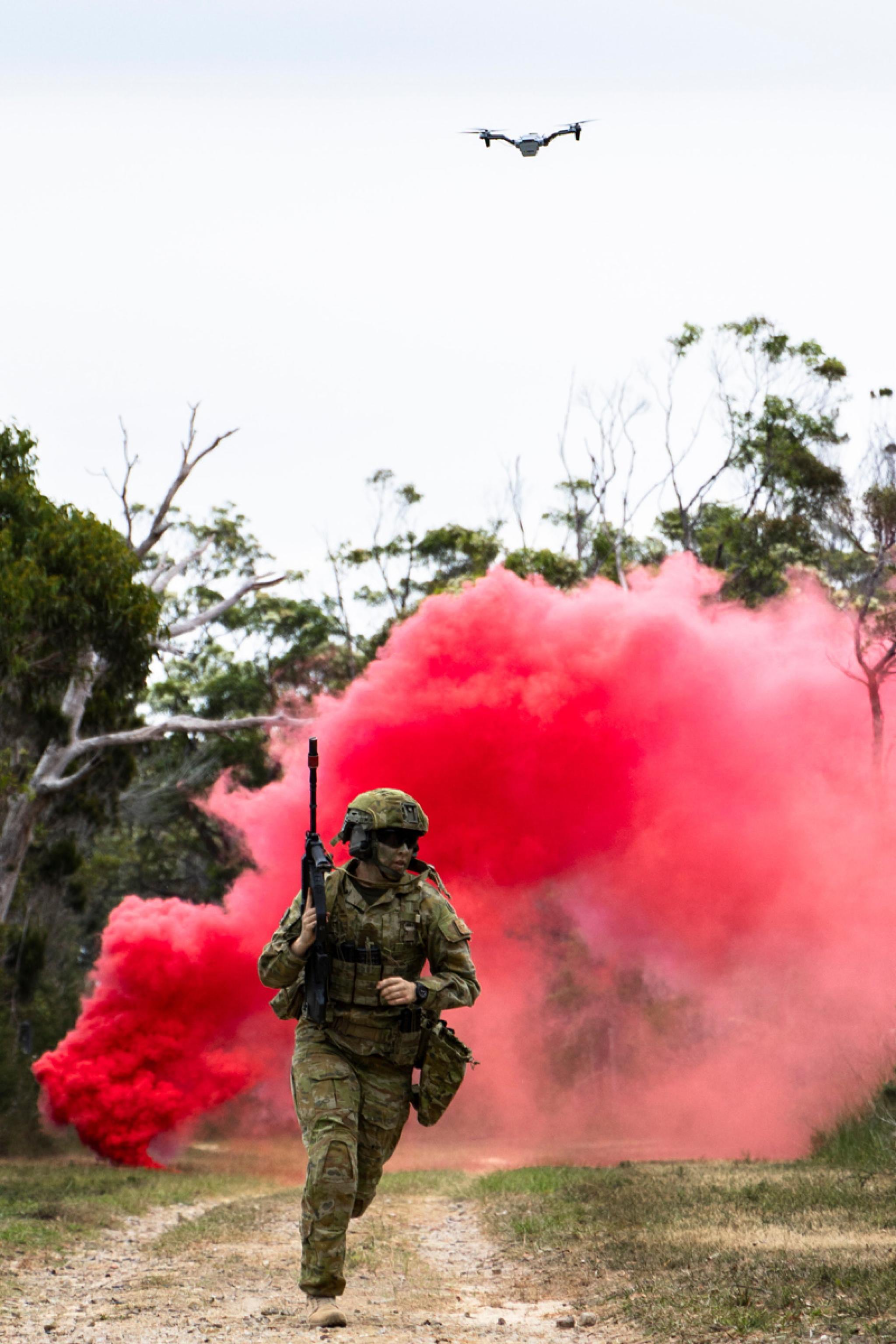Australian Army soldiers during Exercise El Adem
