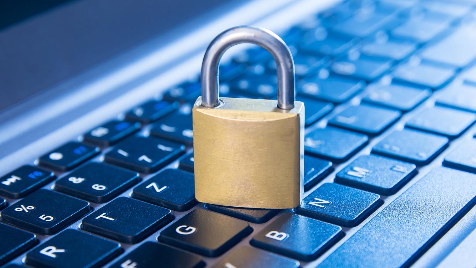 Image of a lock on a keyboard. Image: Adobe stock