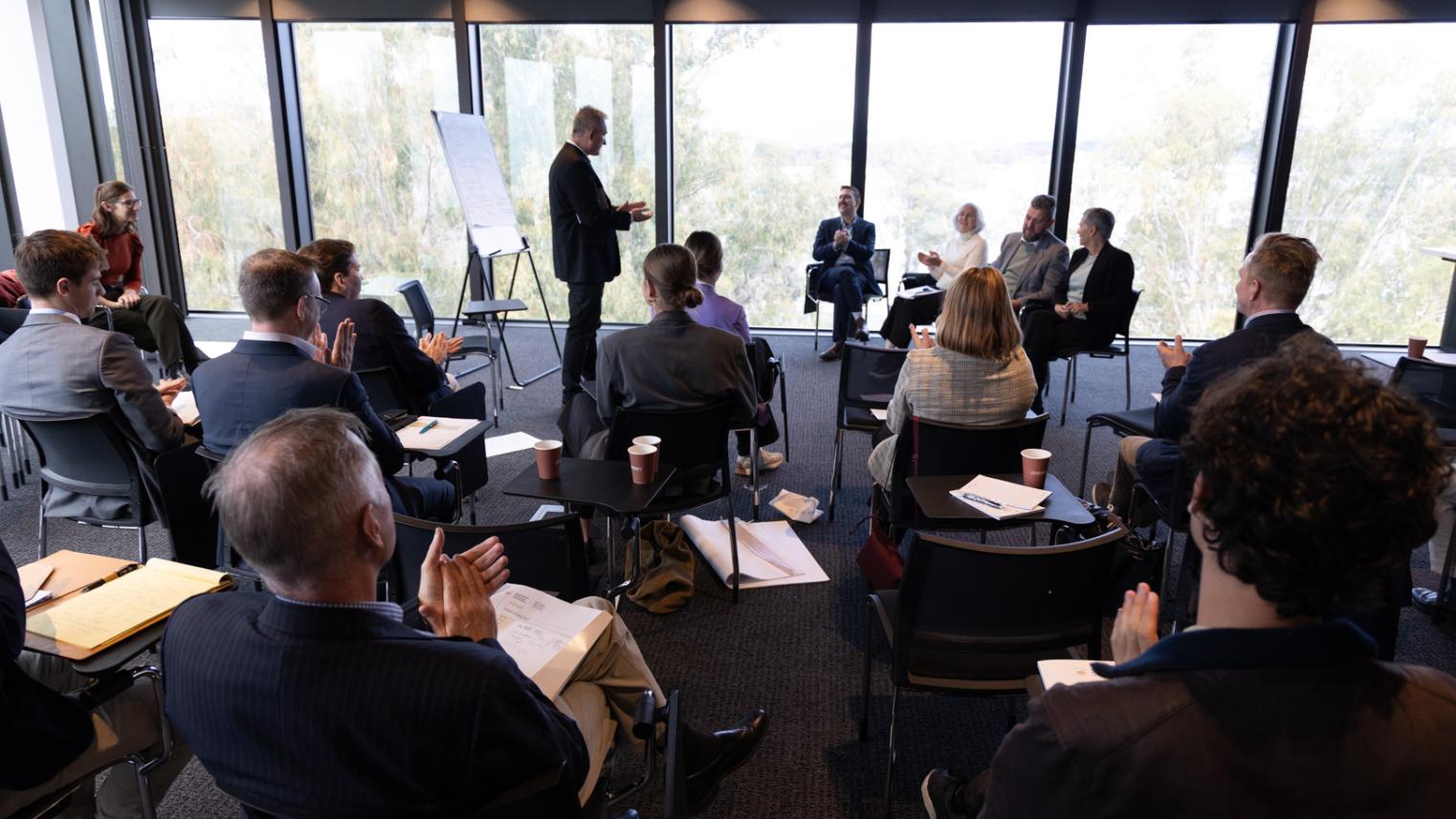 Attendees at the NSC-Sweden panel discussion